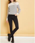 Jean droit Chiara noir vintage