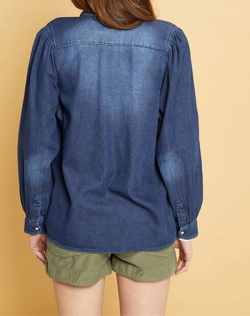 Chemise en jean Blue Ella aged wash