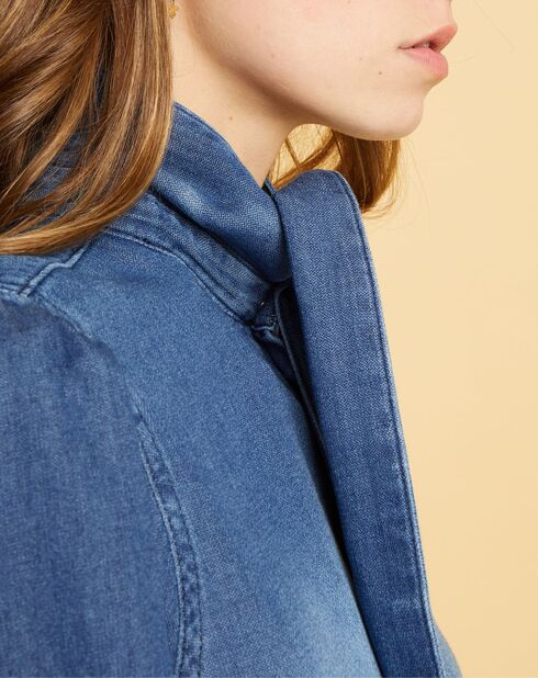 Chemise en jean Blue Ella worn