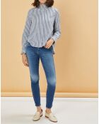 Chemise en Popeline Gaby rayée multicolore