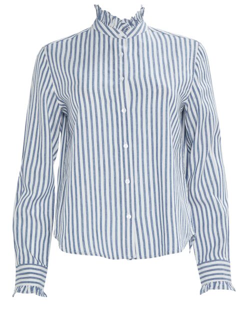 Chemise en Popeline Gaby rayée multicolore