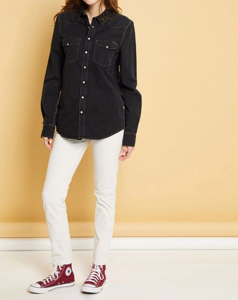 Chemise Denim Gainsbars blue black