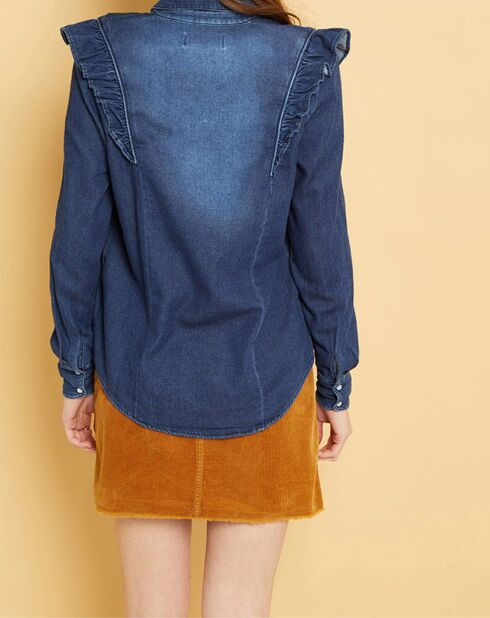 Chemise en jean Blue Gilda aged wash