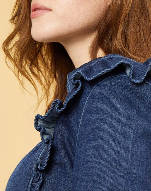 Chemise en jean Blue Gilda aged wash