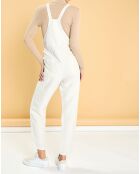 Salopette fluide Ilona blanc craie