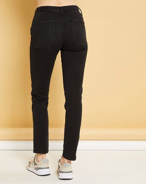 Jean droit Natural Mels black stone
