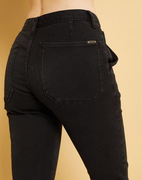 Jean droit Natural Mels black stone