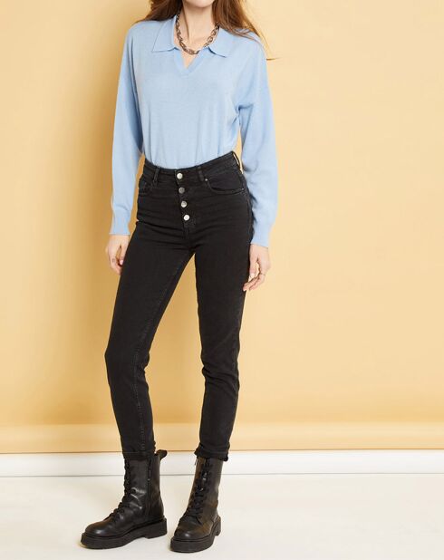 Jean slim Natural Nevada black stone