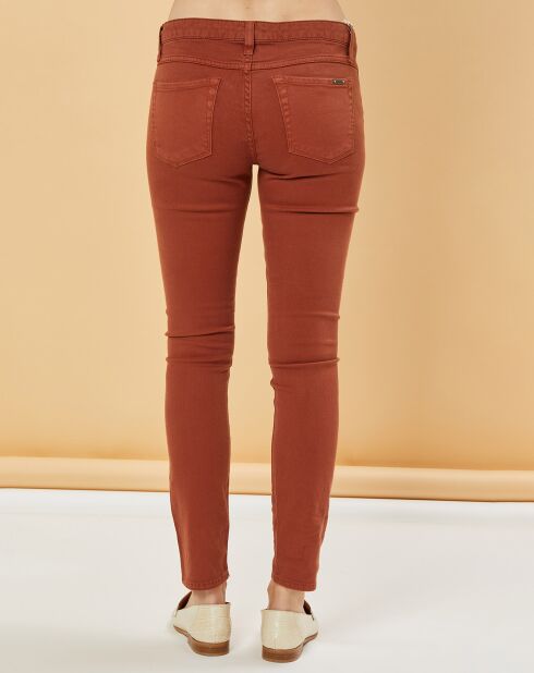 Jean slim 7/8 Scarlett camel
