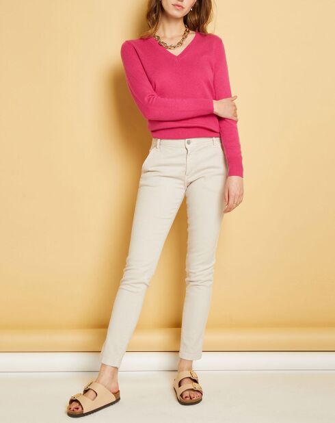 Pantalon chino Natural Tess sable