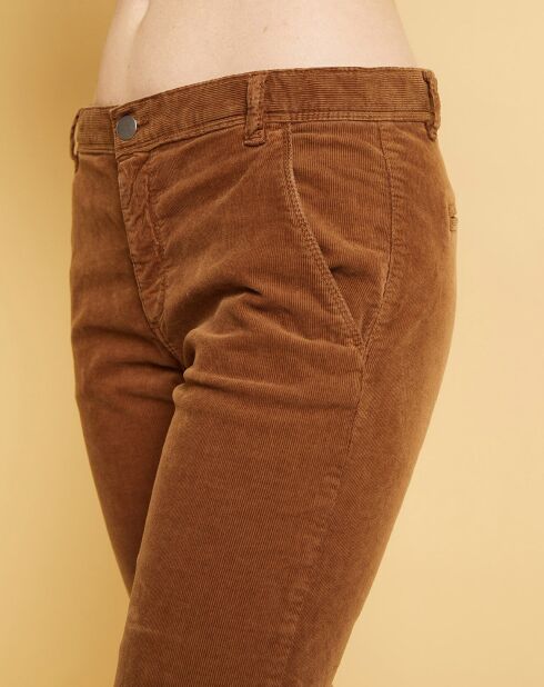 Pantalon chino Natural Tess toffee