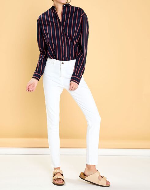 Jean Twiggy blanc