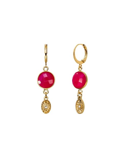 Boucles d’oreilles Hélène rubis