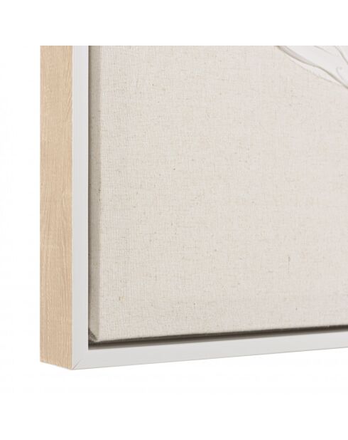 Décoration murale 83x123cm motifs fleurs n°1/ cadre naturel