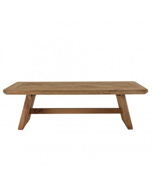 ANDRIAN - Table basse rectangulaire 130x70cm bois pin recyclé