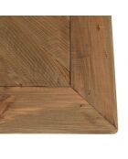 Table basse rectangulaire 130x70cm bois pin recyclé SANDY