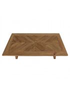 Table basse rectangulaire 130x70cm bois pin recyclé SANDY