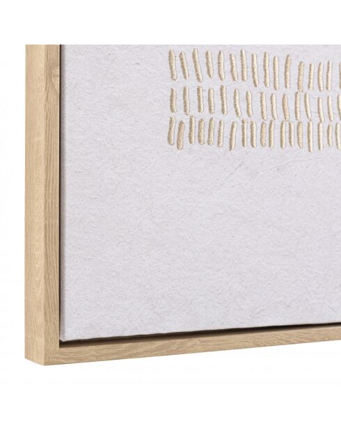 Décoration murale 63x93cm formes abstraites n°2, cadre naturel