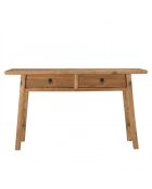 ANDRIAN - Console 2 tiroirs bois pin recyclé