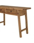 ANDRIAN - Console 2 tiroirs bois pin recyclé