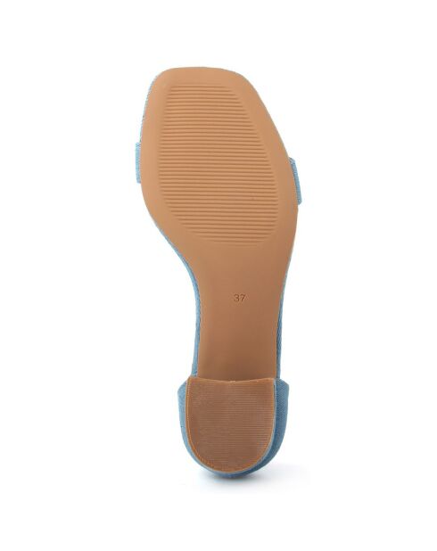 Sandales Nelly denim - Talon 6 cm