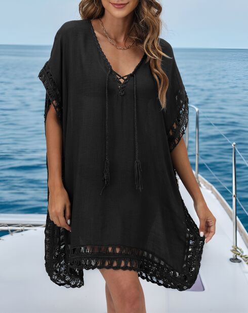 Robe de plage noire