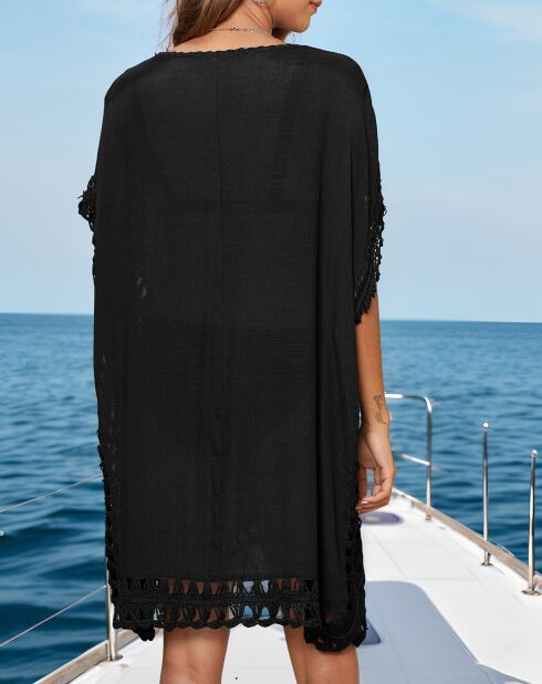 Robe de plage noire