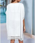 Robe de plage blanche
