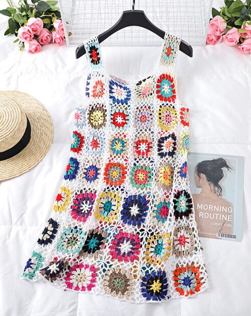 Robe de plage blanche