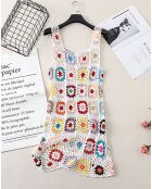 Robe de plage blanche