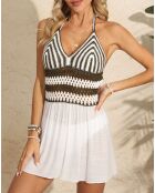 Robe de plage blanche