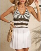 Robe de plage blanche