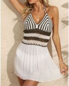 Robe de plage blanche