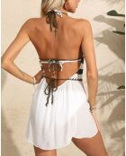 Robe de plage blanche