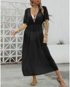 Robe de plage noire