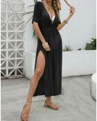 Robe de plage noire