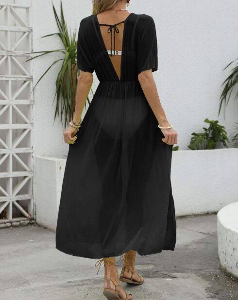 Robe de plage noire