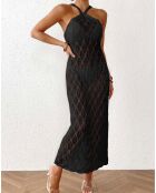 Robe de plage noire