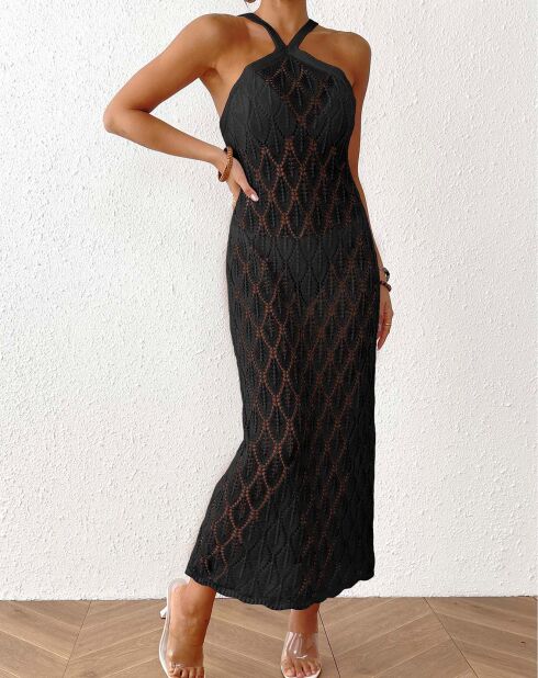 Robe de plage noire