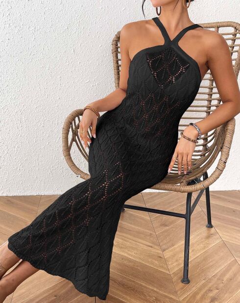 Robe de plage noire