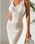 Jupe de plage blanche