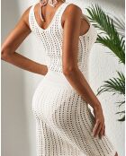 Jupe de plage blanche