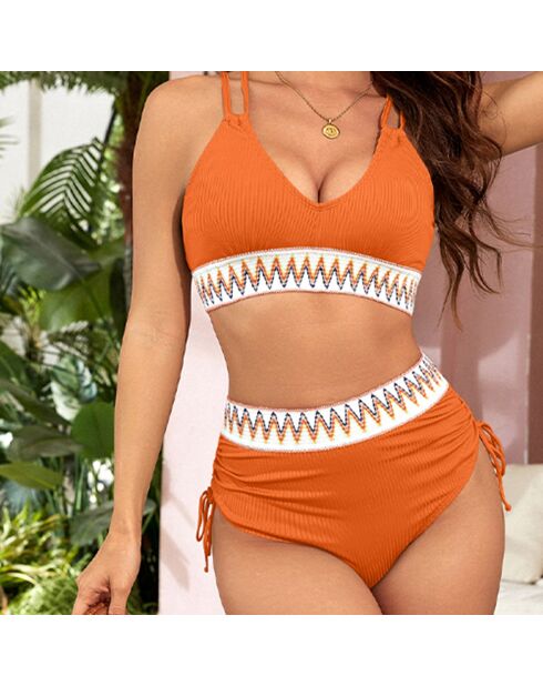 Maillot de bain 2 Pièces orange