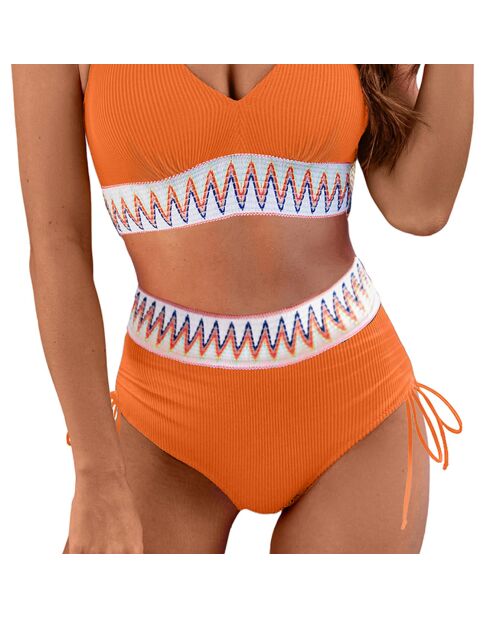 Maillot de bain 2 Pièces orange