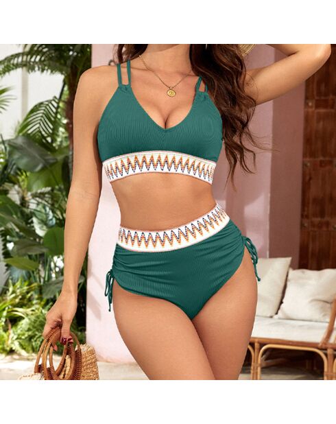 Maillot de bain 2 Pièces vert