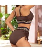 Maillot de bain 2 Pièces marron