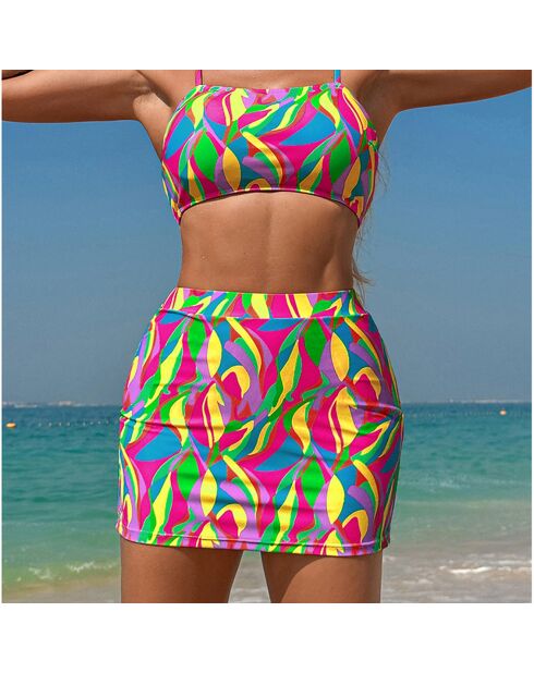 Maillot de bain 2 Pièces multicolore