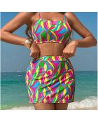 Maillot de bain 2 Pièces multicolore