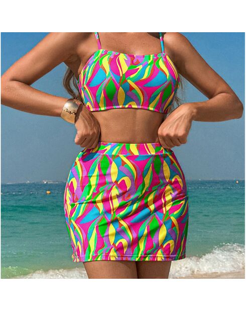 Maillot de bain 2 Pièces multicolore