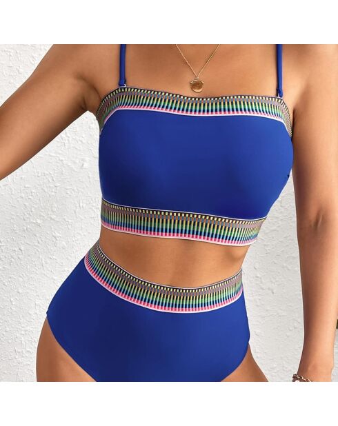 Maillot de bain 2 Pièces bleu